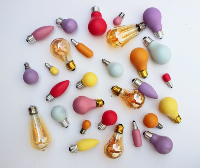 Multi-Coloured Light Bulbs