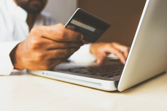 Man Using Ecommerce Website